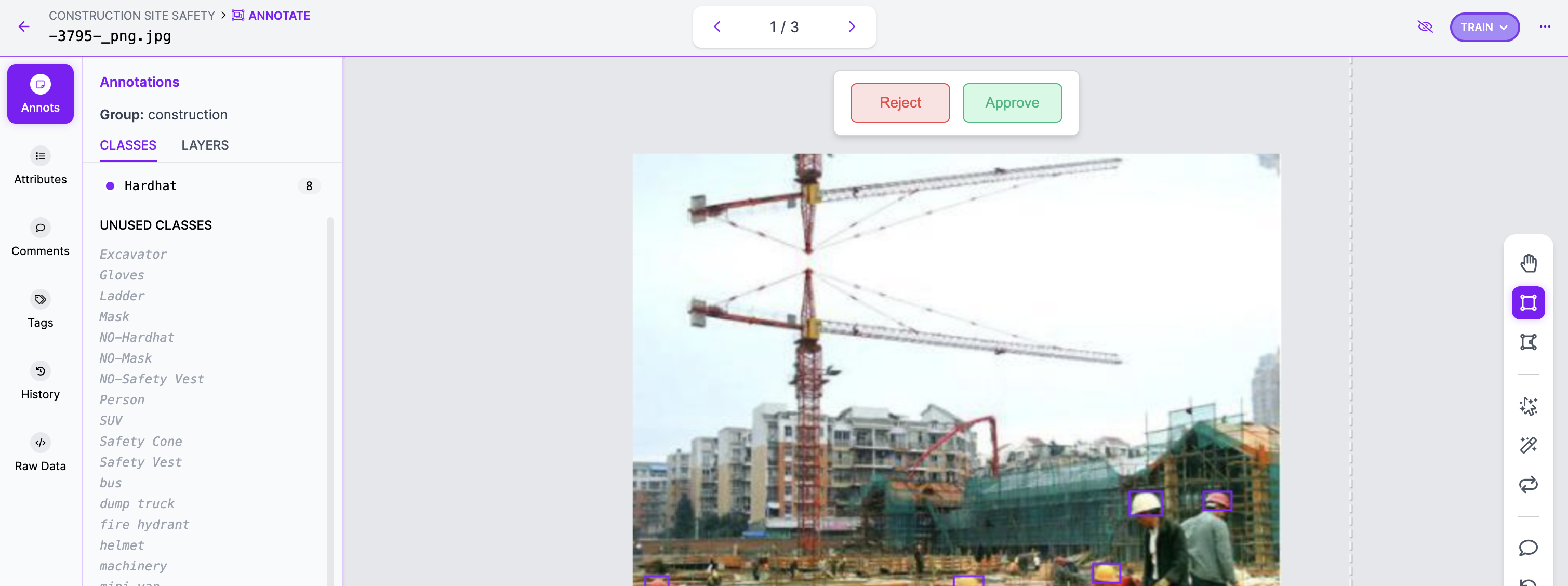 Preview of Review Mode